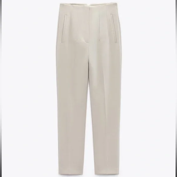 NWT Zara High Waisted Pants - Picture 3 of 7